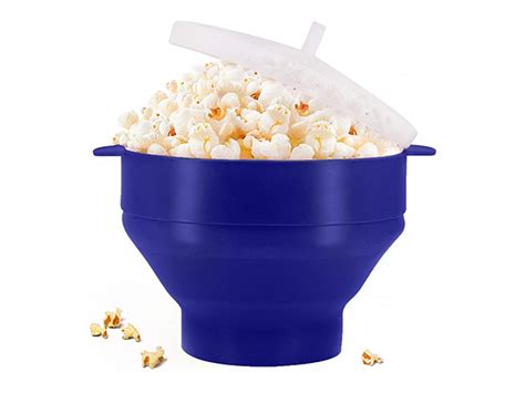 Pop Star Silicone Popcorn Popper Blue Stacksocial