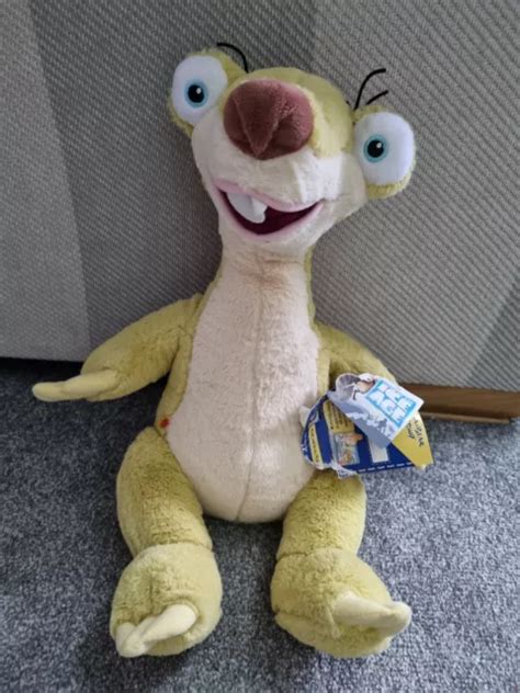 Build A Bear Sid The Sloth Ice Age Soft Toy Plush With Tags £4000