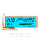 Bulk 300 AAC Blackout Ammo For Sale 200 Grain FMJ Ammunition In Stock