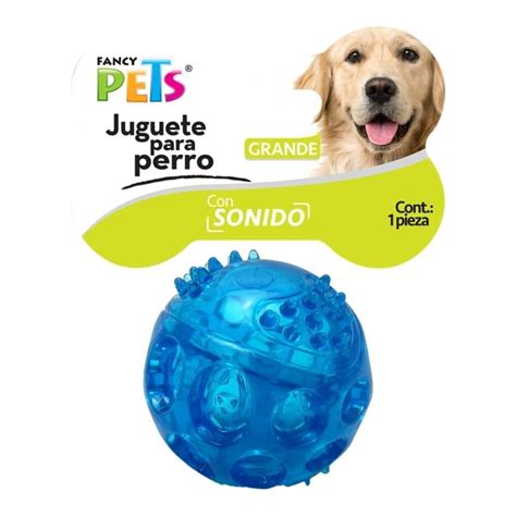 Juguete Para Perro Fancy Pets Pelota Flexible Con Sonido Grande 1 Pza