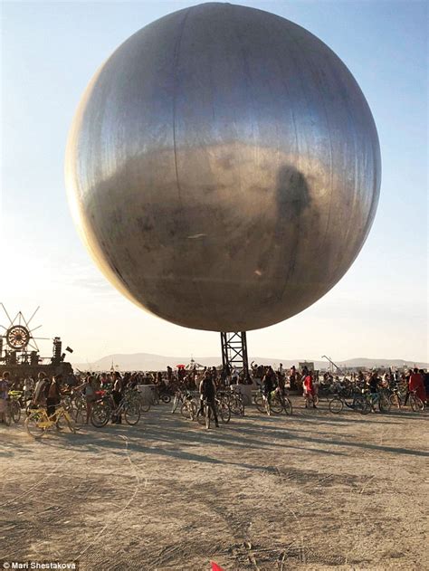 The Orb Towers Over Burning Man Festival With A Staggering Diameter