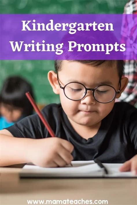 Fun Kindergarten Writing Prompts - Mama Teaches