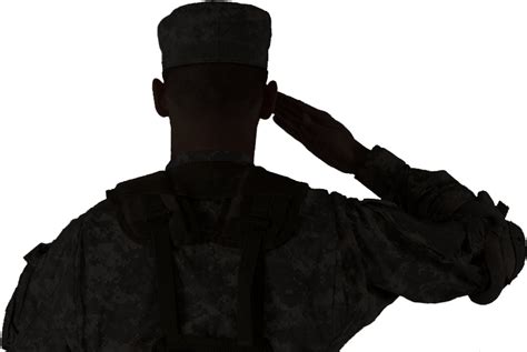 Download Military Salute Silhouette