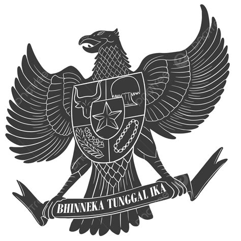 Logo Pancasila Hitam Putih Vector Cdr Png Hd Biologi Rainy Weathers