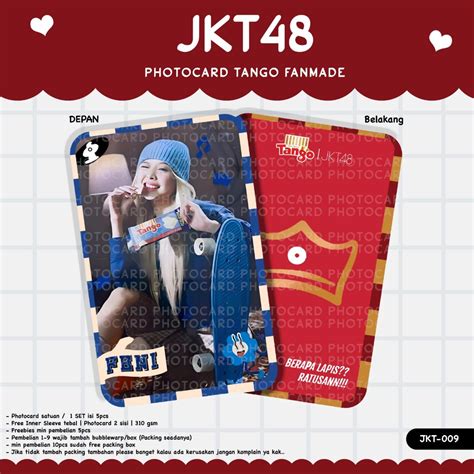 Jual PHOTOCARD J K T 48 X TANGO TERBARU FANMADE UNOFF PHOTOCARD JKT 48