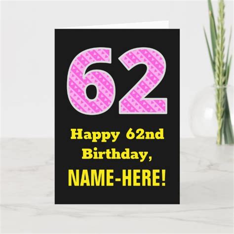 62nd Birthday Cards | Zazzle CA