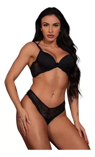 Calcinha E Sutiã Sensual Conjunto Lingerie Pronta Entrega