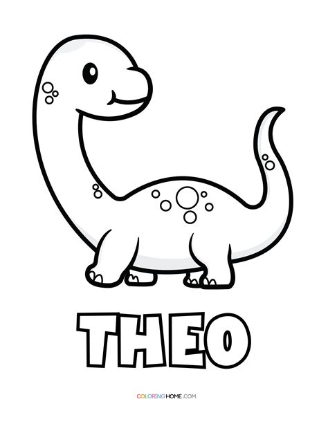 Theo Name Coloring Pages Coloring Nation