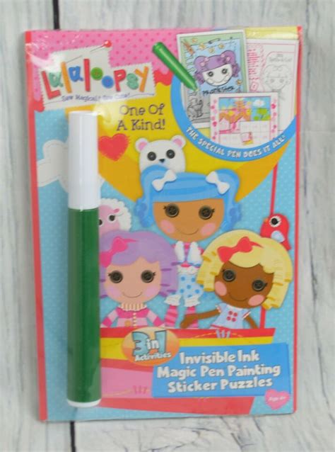 Lalaloopsy Magic Pen Painting Book Invisible Ink 3in1 Activities