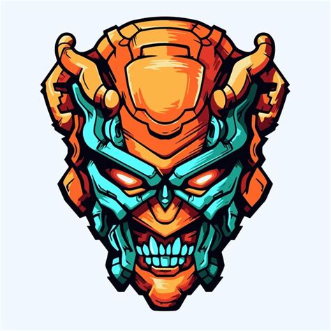 Premium Vector Darkness Robot Monster