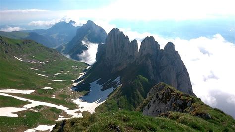 Blick Zu Den Kreuzbergen Hinten Der Hohe Kasten Fotos Hikr Org