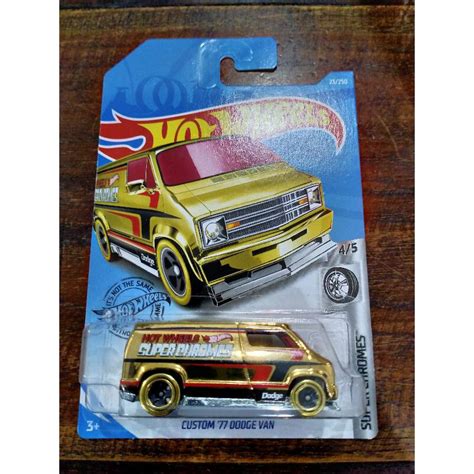 Jual Hot Wheels CUSTOM 77 DODGE VAN Shopee Indonesia