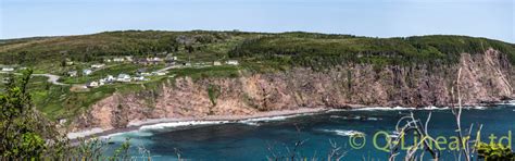 Caplin Cove North Side 10×32 Newfoundland Panoramas