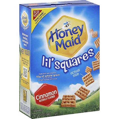 Nabisco Honey Maid Grahams Lil Squares Cinnamon Crackers Sautters