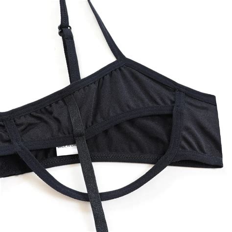 Strappy Two Piece Hollow Out Lingerie Set Sexy Exotic Stretch G String Lingerie Sexy Thong