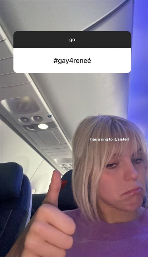 Renee Rapp 2023 Renee Blonde Wife Woman Crush Everyday