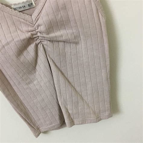 V Neck Singlet NAKED PINK Women S Fashion Tops Sleeveless On Carousell