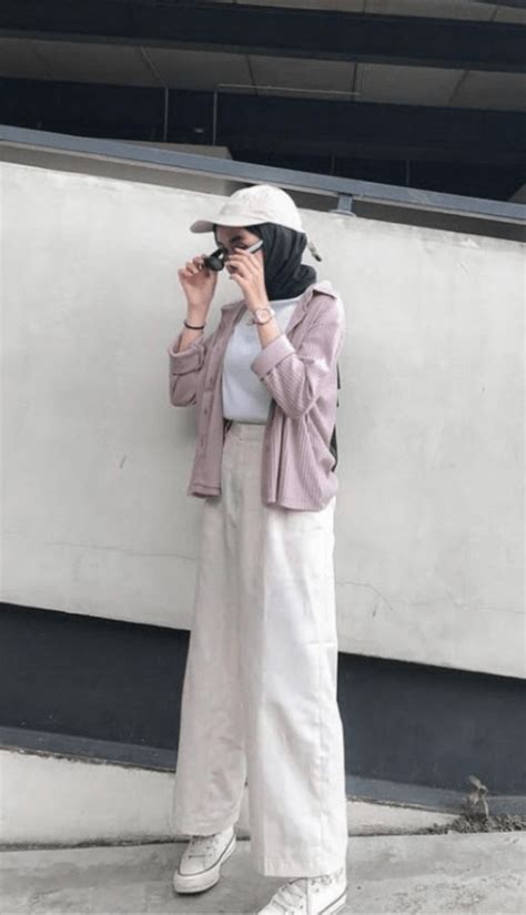 10 Ootd Kulot Hijab Remaja Yang Keren Abis Stylish