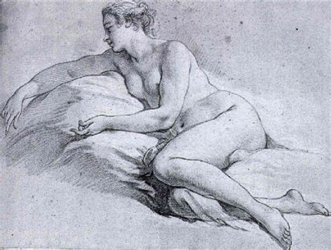 A reclining female nude turned to the left by François Boucher on artnet