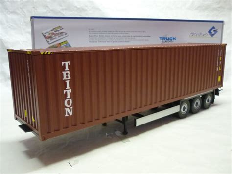 Remorque Porte Container 2021 Solido 1 24 Les Miniatures