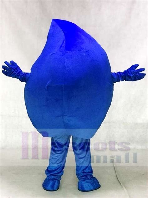 Blue Raindrop Sea Water Drop Mascot Costume
