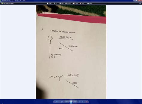 Solved Complete the following reactions. | Chegg.com 