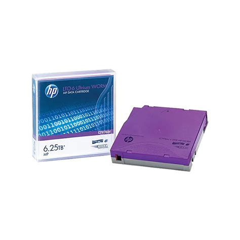 Hp Lto Ultrium 6 Tape Worm Data Cartridge C7976w