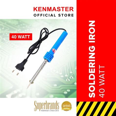 Jual Solder Listrik Kenmaster 40 Watt Iron Soldering Pemanas Tembaga