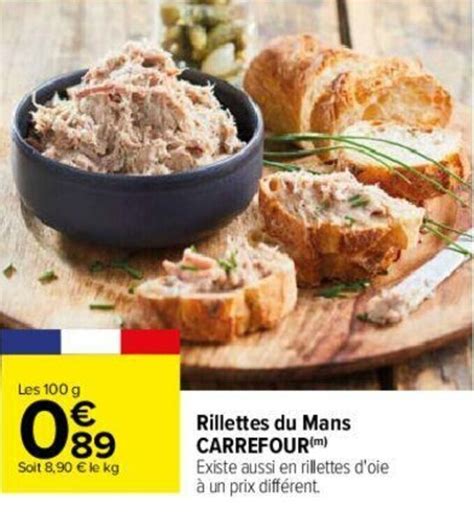 Promo Rillettes Du Mans CARREFOUR Chez Carrefour