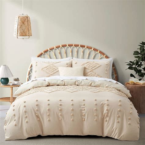 Amazon Oli Anderson Duvet Cover Queen Size 3 Pieces Boho Tufted