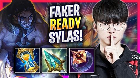 Faker Is Ready To Play Sylas T Faker Plays Sylas Mid Vs Akshan