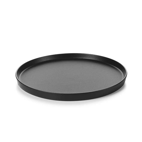 Set De Adelie Assiette Plate Cm Noir Effet Fonte Revol