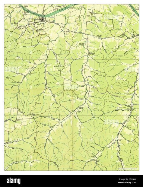 Dover, Tennessee, map 1936, 1:24000, United States of America by Timeless Maps, data U.S ...