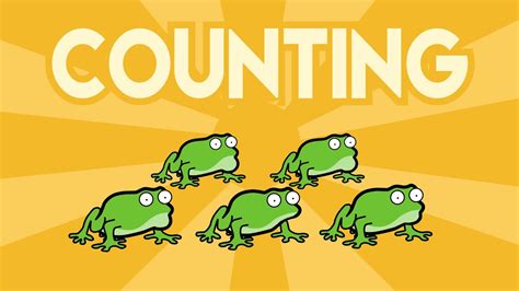 Learning To Count Song By Counting Frogs Baby Toddler Kindergarten