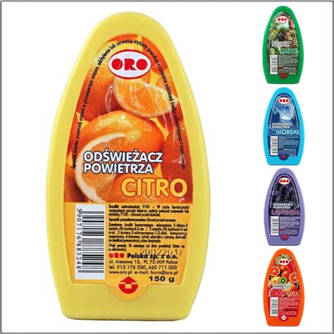 Odświeżacz powietrza w żelu 150g ORO 13553600863 Allegro pl