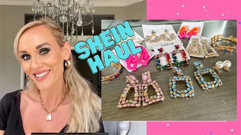 Shein And She Glam Haul Tees Jewelry And Makeup Youtube