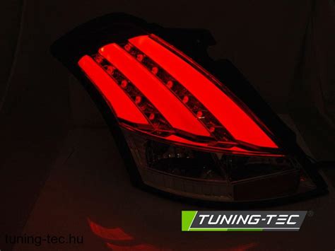 Hátsó lámpák SUZUKI SWIFT V 10 17 SMOKE LED BAR Tuning Tec Hátsó