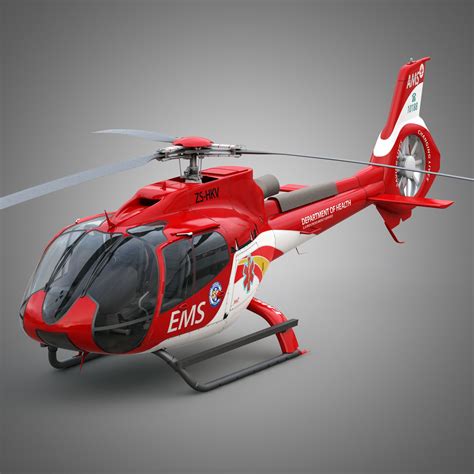 Eurocopter Ec 130 Medical 3d Model 149 Dae Fbx Obj Max Free3d