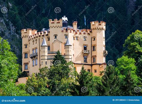 Hohenschwangau Castle, Bavaria Stock Image - Image of gothic, fortress ...