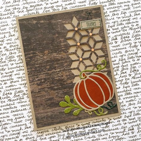 Thanksgiving Pumpkin Card - Aromas and Art