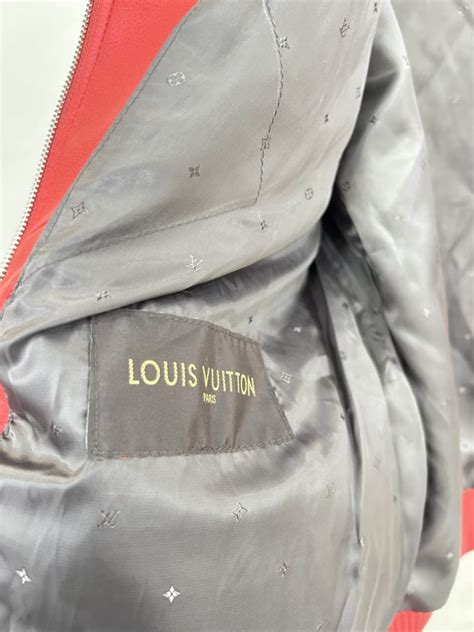 Louis Vuitton X Supreme Leather Jacket Billionairemart