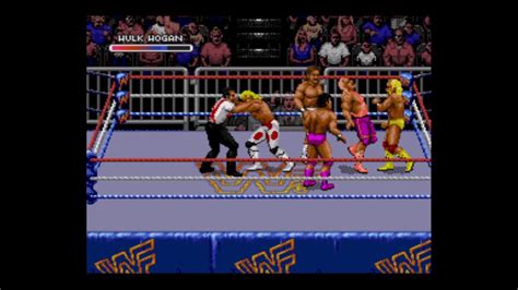 Wwf Royal Rumble Full Rumble Match Video Game Sega Genesis