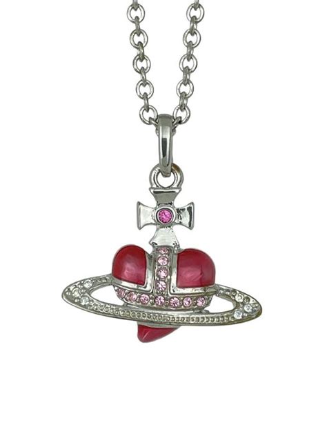 Vivienne Westwood Crystal Heart Orb Necklace Grailed