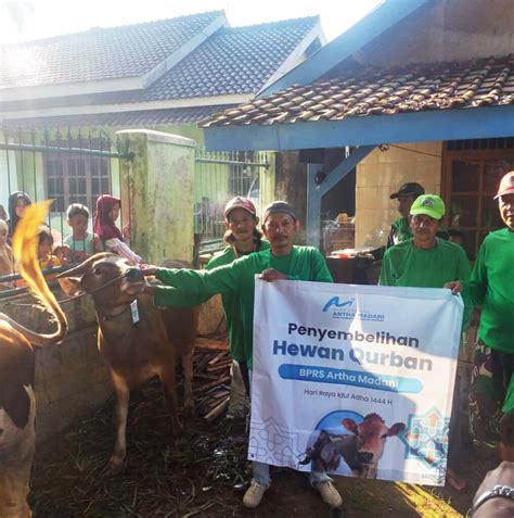 Merayakan Hari Raya Idul Adha H Bprs Artha Madani Donasikan Hewan