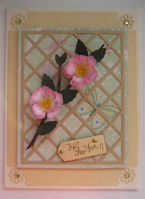 Cherry Blossom Floral Cards Cards Handmade Flower Cards