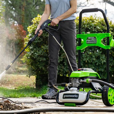 Greenworks Electric Pressure Washer Up To Psi At Gpm Green