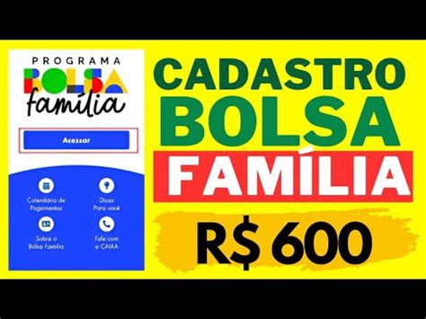 Como Se Cadastrar No Bolsa Fam Lia Youtube