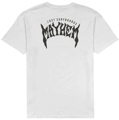 Lost Mayhem Designs T Shirt White Wetsuit Centre