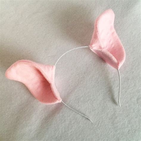 Pig Ears Headband Pig Costume Pink Pig Ears Pink Realistic Pig Nativity