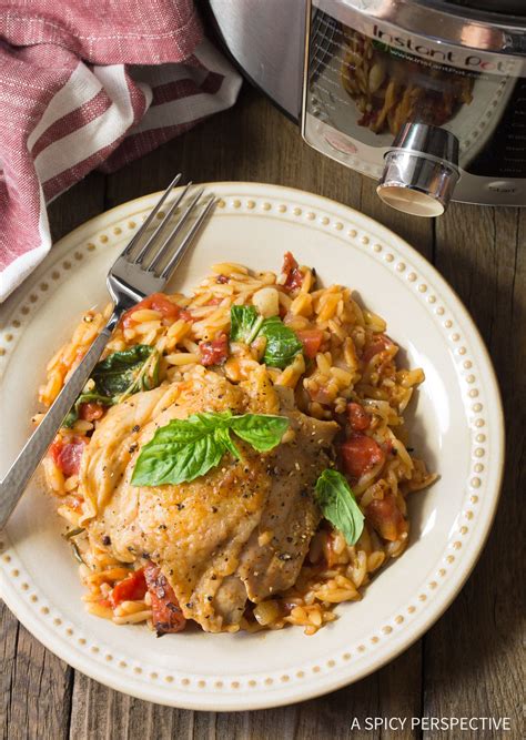 Instant Pot Italian Chicken Orzo Video A Spicy Perspective